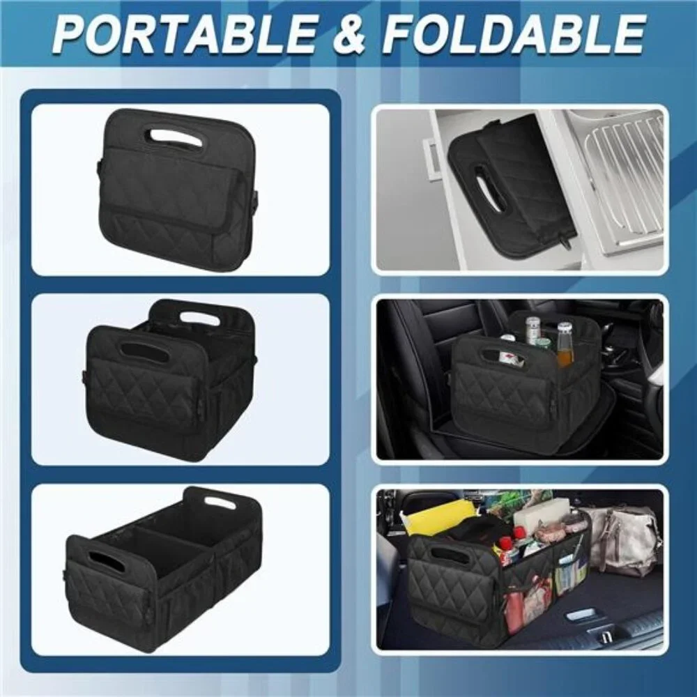 Car Trunk Organizer for SUV, Car Organizers and Storage with 6 Pocket,